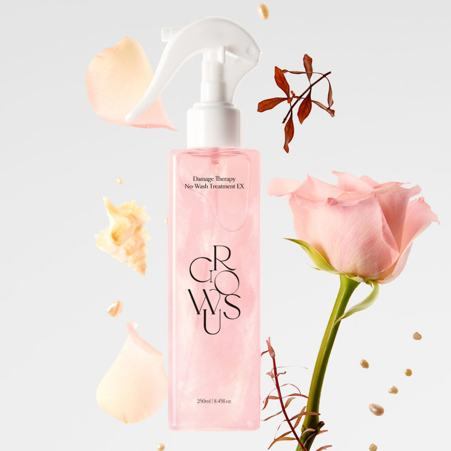 GROWUS Damage Therapy No-Wash Treatment EX Due Rose