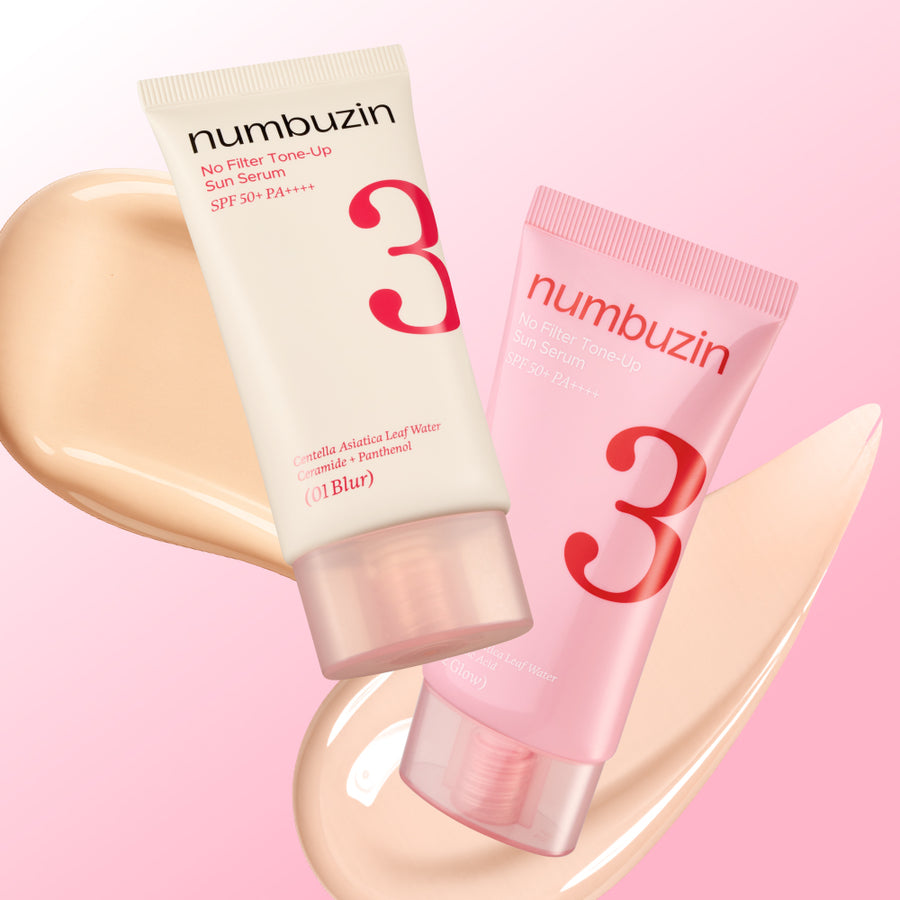 NUMBUZIN No.3 Skin Smoothing Foundation Skip Tone-Up Beige SPF50+ PA++++
