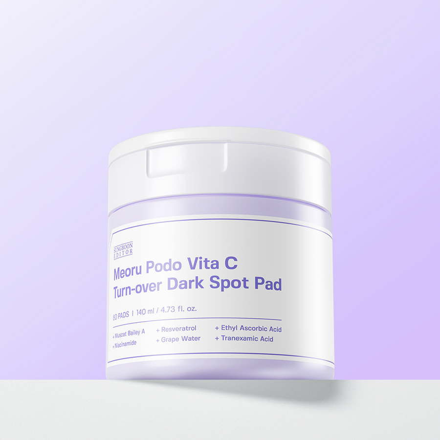 SUNGBOON EDITOR Wild Grape Vitamin C Pads toner 60 pièces