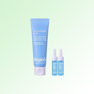 JUNG SAEM MOOL BeginS Blue Hydrangea Hyaluronic Acid Moisturizing Cream