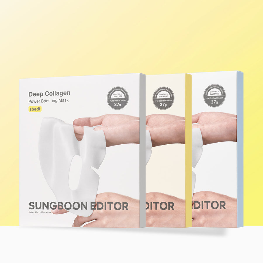 SUNGBOON EDITOR Deep Collagen Masque en tissu 12 pièces