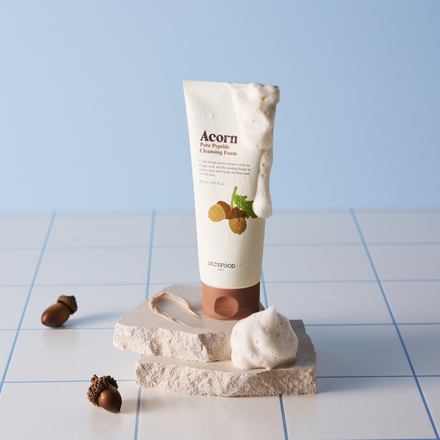 SKINFOOD Acorn Pore Peptide Cleansing Foam 150ml