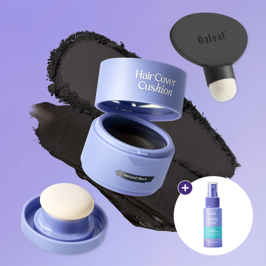 DALEAF Glam Dual Hairline Cover Cushion & Glam Styling Fixer 30ml Set