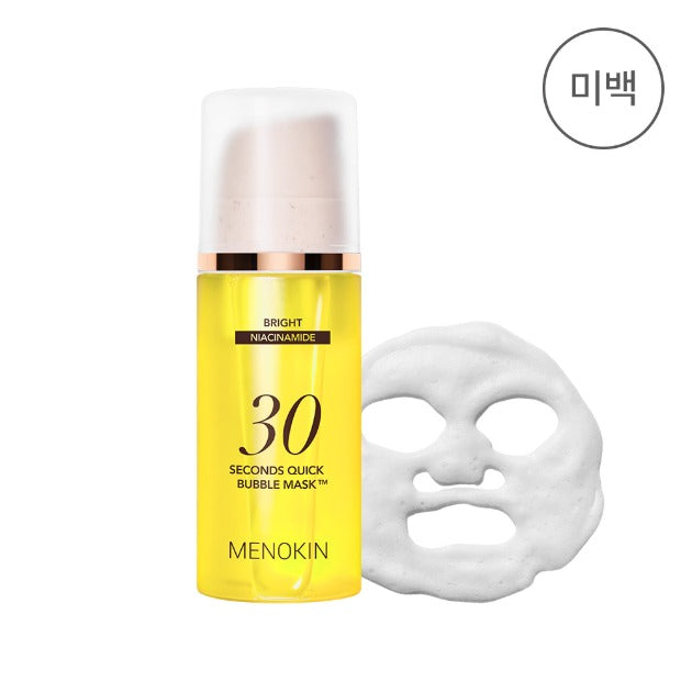MENOKIN 30 Secondes Quick Bubble Mask Bright 100 ml