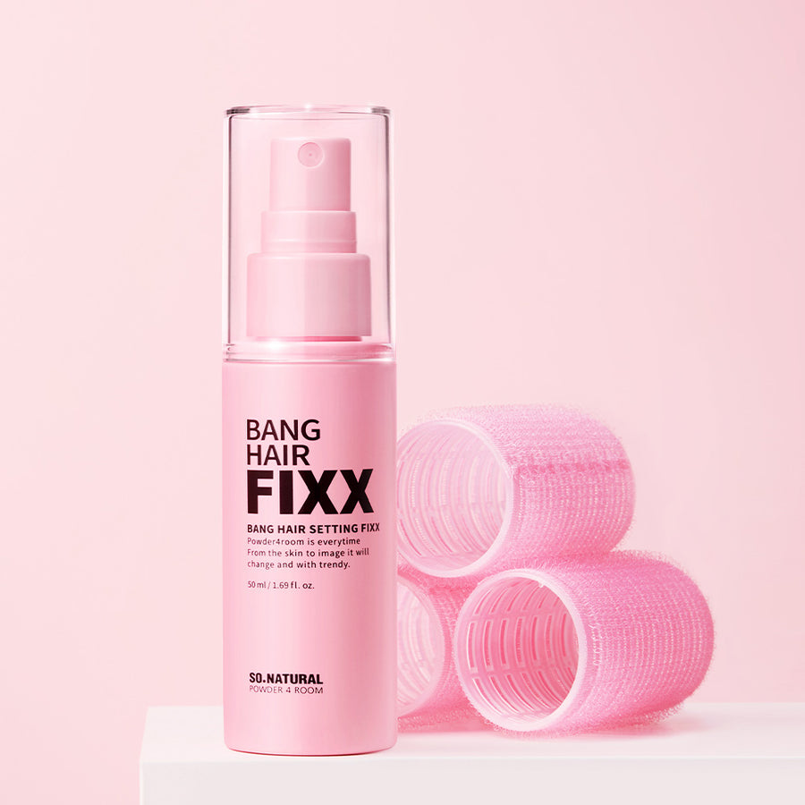 SO NATURAL Fluffy Fringe Volume Bang Hair Setting Fixer 50ml