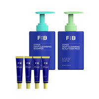 FORBEAUT Hyper Deep Cleansing 3-Piece Set - coffret cheveux coréen