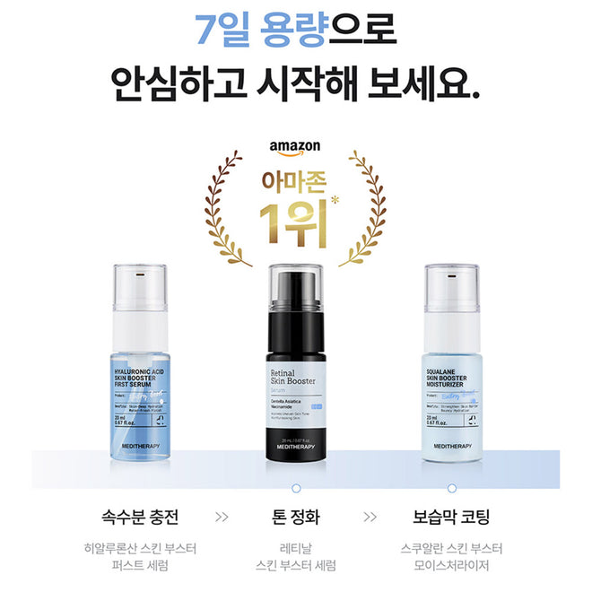 MEDITHERAPY 7-Day Egg Skin Kit Hyaluronic Retinal Squalane