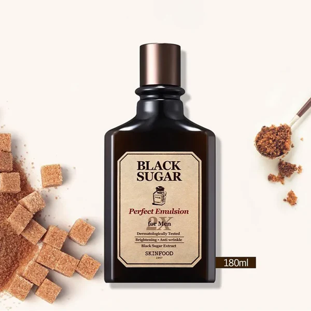 SKINFOOD Black Sugar Perfect Emulsion 2X For Men 180ml