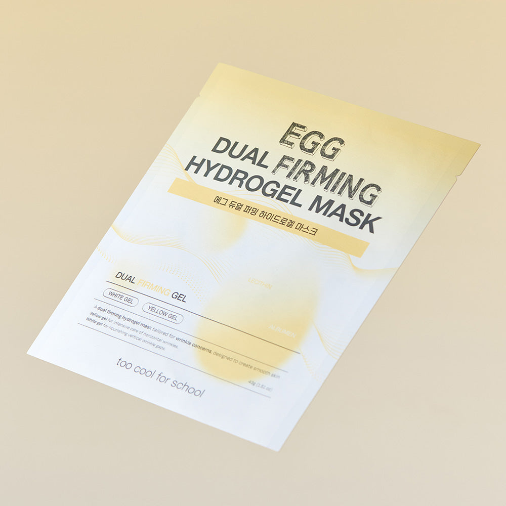 TOO COOL FOR SCHOOL Egg Dual Firming Hydrogel Mask