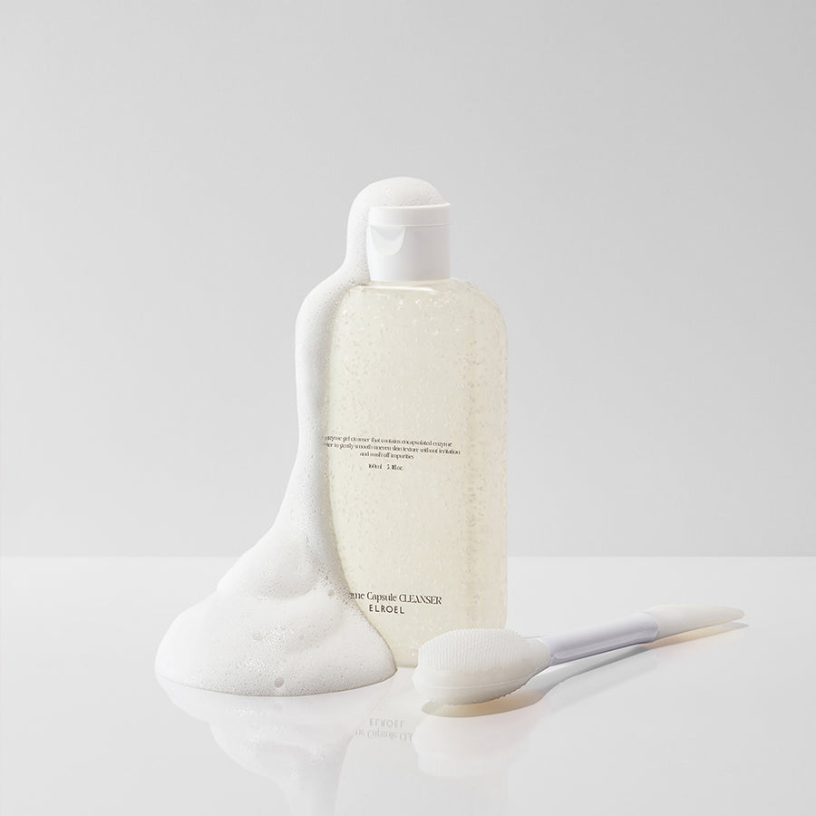 ELROEL Enzyme Capsule Cleanser & Brush Set