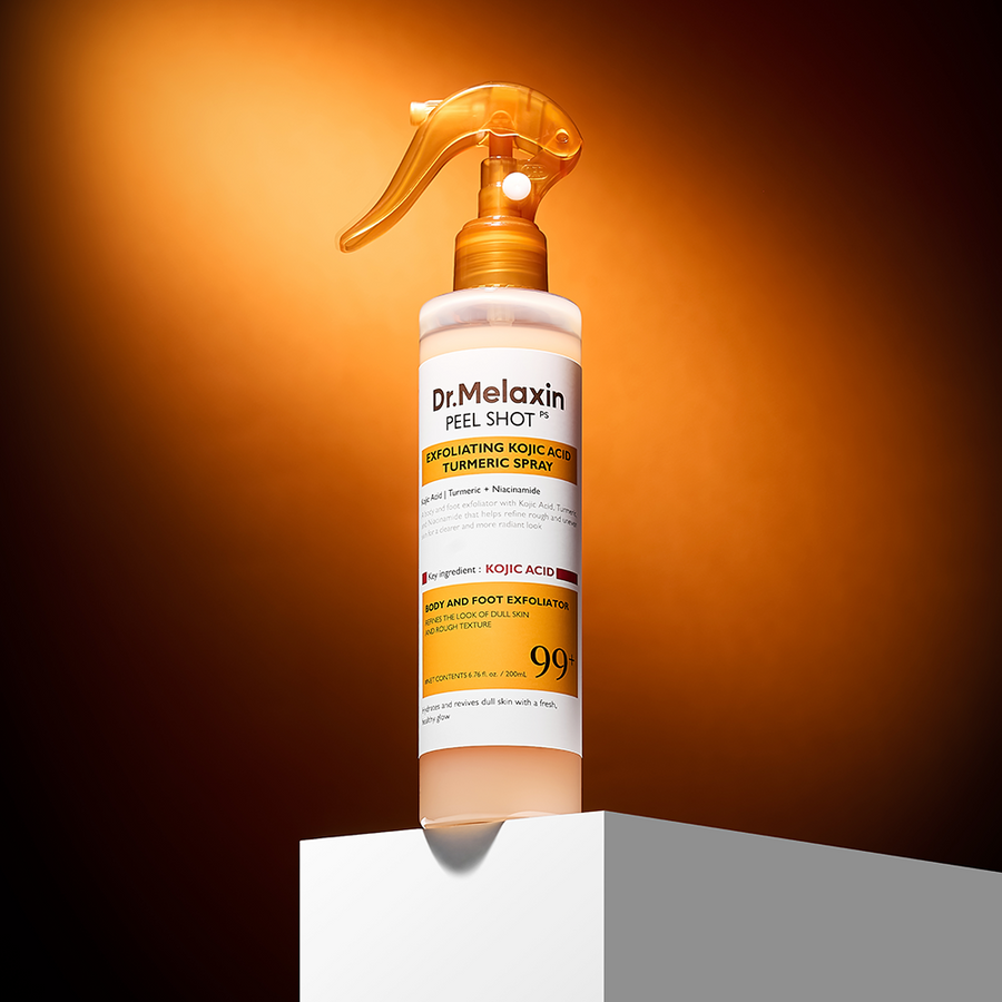 DR.MELAXIN Peel Shot Kojic Acid Turmeric Body Peeling Spray