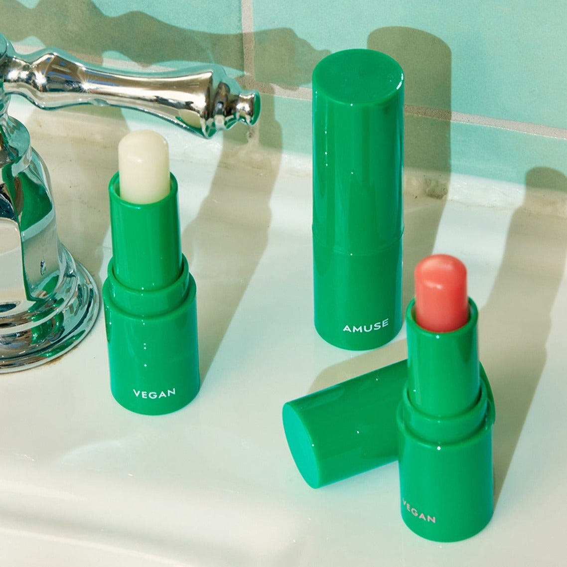 AMUSE Vegan Green Lip Balm disponible sur Ma petite Coree, ton Eshop 100% K-beauty en direct de Seoul