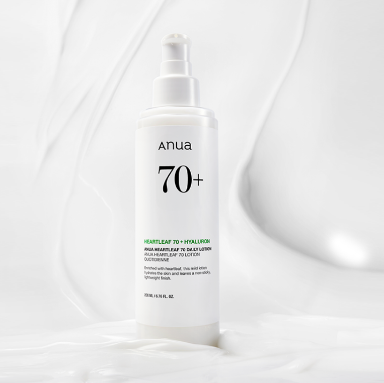 ANUA Heartleaf 70 + Hyaluron Daily Lotion 200ml disponible sur Ma petite Coree, ton Eshop 100% K-beauty en direct de Seoul