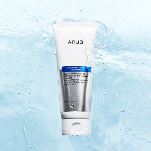 ANUA Hyaluronic Acid 8 + Panthenol Hydrating Gentle Foaming Cleanser 150ml disponible sur Ma petite Coree, ton Eshop 100% K-beauty en direct de Seoul