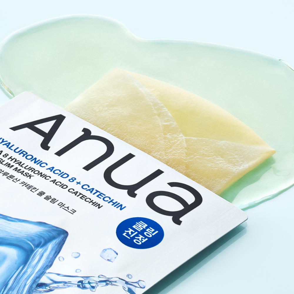ANUA 8 Hyaluronic Acid Catechin Cool Slim Mask 1 Shets