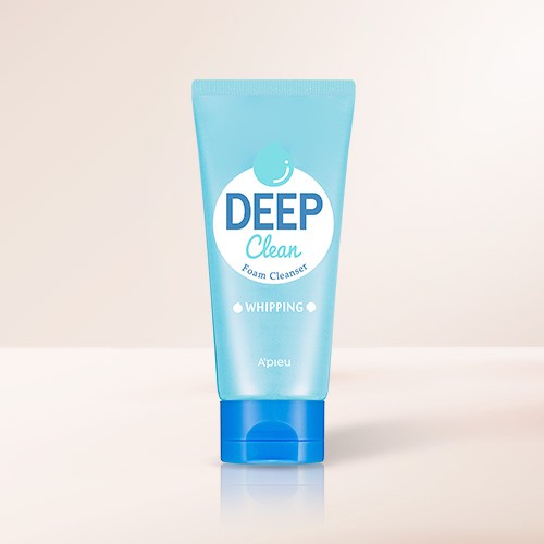 A'PIEU Deep Clean Foam Cleanser Whipping 130ml disponible sur Ma petite Coree, ton Eshop 100% K-beauty en direct de Seoul