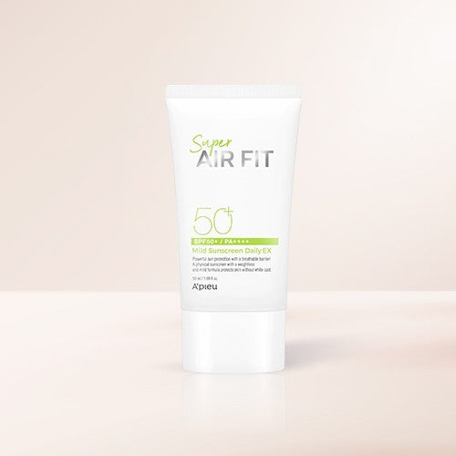 A'PIEU Super Air Fit Mild Sunscreen Daily EX 50ml disponible sur Ma petite Coree, ton Eshop 100% K-beauty en direct de Seoul