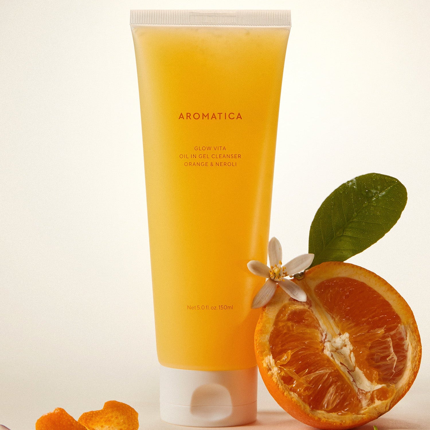 AROMATICA Glow Vita Oil-in-Gel Cleanser Orange & Neroli 150ML