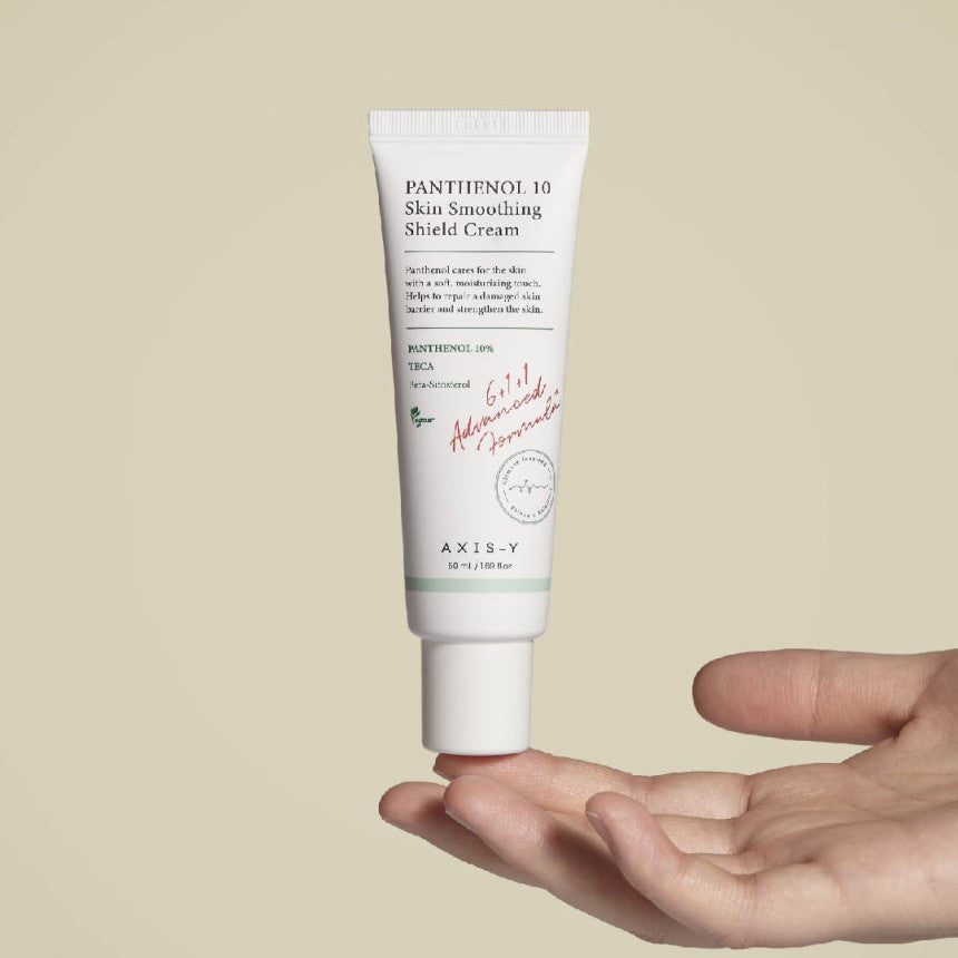 AXIS-Y Panthenol 10 Skin Smoothing Shield Cream 50ml disponible sur Ma petite Coree, ton Eshop 100% K-beauty en direct de Seoul
