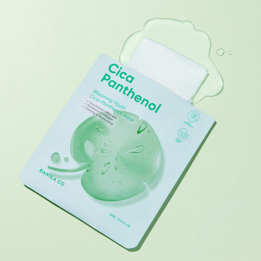 BANILA CO Blooming Youth Cica-Panthenol Mask disponible sur Ma petite Coree, ton Eshop 100% K-beauty en direct de Seoul