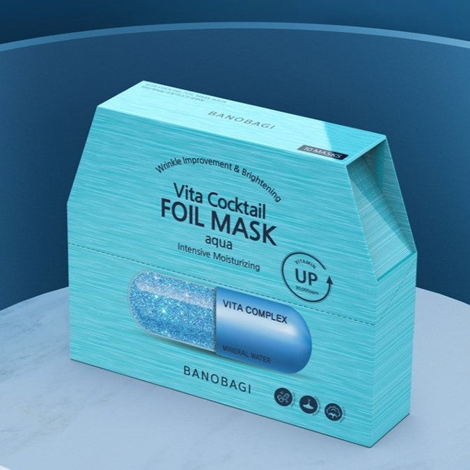 BANOBAGI Vita Cocktail Foil Mask #Aqua disponible sur Ma petite Coree, ton Eshop 100% K-beauty en direct de Seoul