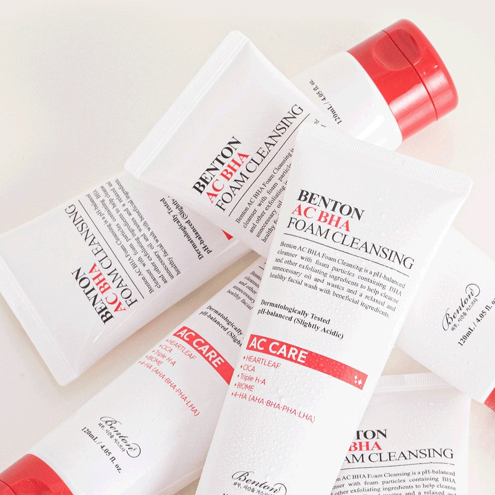 BENTON AC BHA Foam Cleansing 120ml disponible sur Ma petite Coree, ton Eshop 100% K-beauty en direct de Seoul