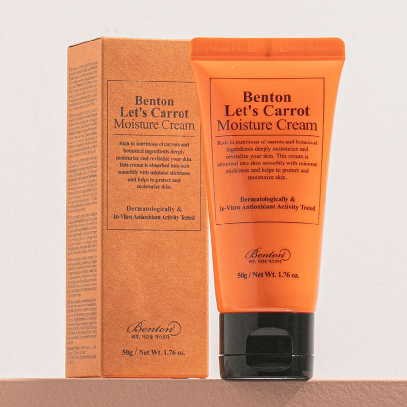 BENTON Let's Carrot Moisture Cream 50g disponible sur Ma petite Coree, ton Eshop 100% K-beauty en direct de Seoul
