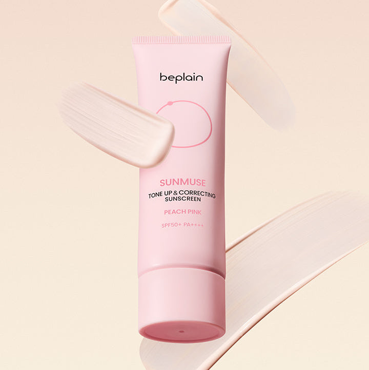 BEPLAIN Sunmuse Tone-Up & Correcting Sun Cream Peach Pink 50ml