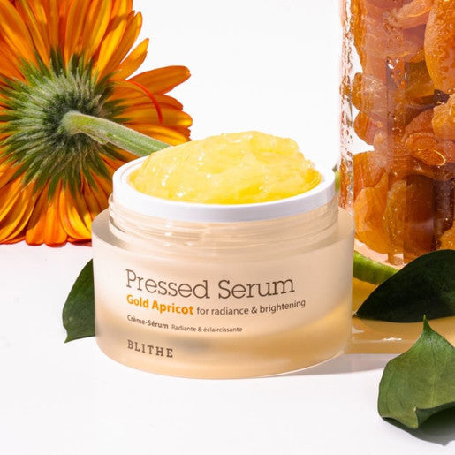 BLITHE Pressed Serum Gold Apricot 27ml/50ml disponible sur Ma petite Coree, ton Eshop 100% K-beauty en direct de Seoul