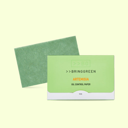 BRINGGREEN Artemisia Oil Control Paper 70p disponible sur Ma petite Coree, ton Eshop 100% K-beauty en direct de Seoul