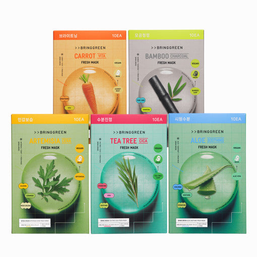 BRINGGREEN Fresh Mask disponible sur Ma petite Coree, ton Eshop 100% K-beauty en direct de Seoul
