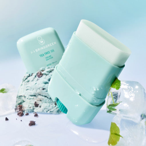 BRINGGREEN Teatree Cica Cooling Sun Stick 20g disponible sur Ma petite Coree, ton Eshop 100% K-beauty en direct de Seoul