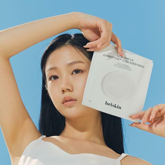 BRISKIN Selaginella Exopeptide Collagen Mask disponible sur Ma petite Coree, ton Eshop 100% K-beauty en direct de Seoul