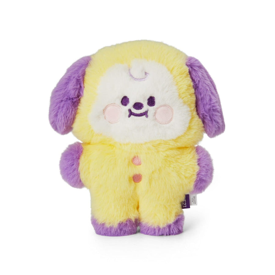 BT21 BABY CHIMMY FLAT FUR STANDING DOLL PURPLE HEART EDITION