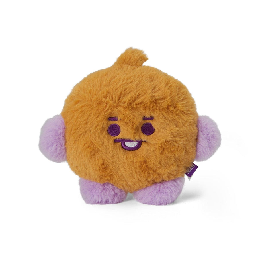 BT21 BABY SHOOKY FLAT FUR STANDING DOLL PURPLE HEART EDITION