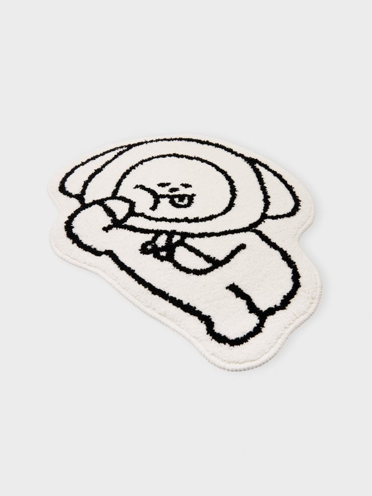BT21 CHIMMY NON-SLIP SMALL RUG COZY HOME, petit tapis anti-dérapant LINE FRIENDS avec CHIMMY, style kawaii, déco chambre