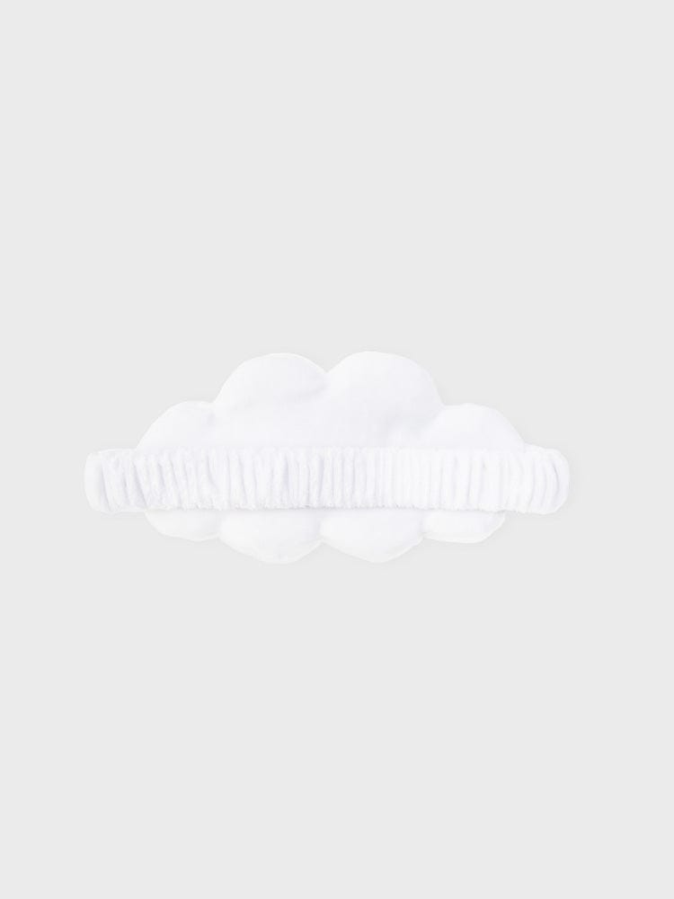 BT21 CHIMMY SLEEP SHADE ON THE CLOUD EDITION : lampe ombre cloud blanche, LINE FRIENDS, CHIMMY endormi, déco kawaii.