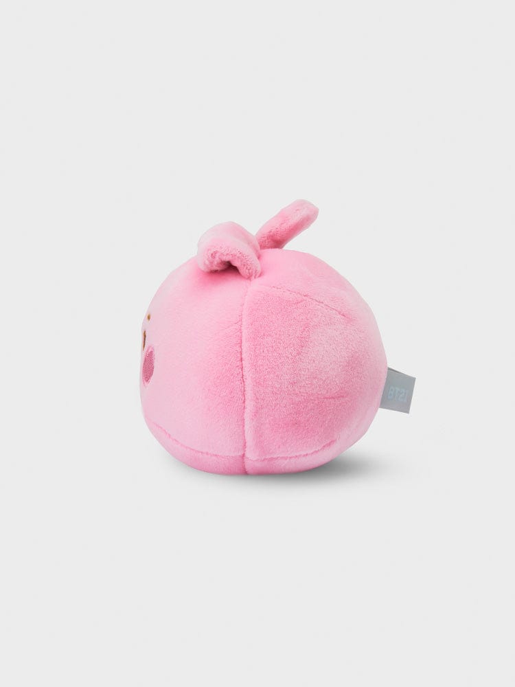 BT21 COOKY BABY MOCHI FACE CUSHION (S) coussin mochi rose LINE FRIENDS, lapin COOKY, décor intérieur kawaii