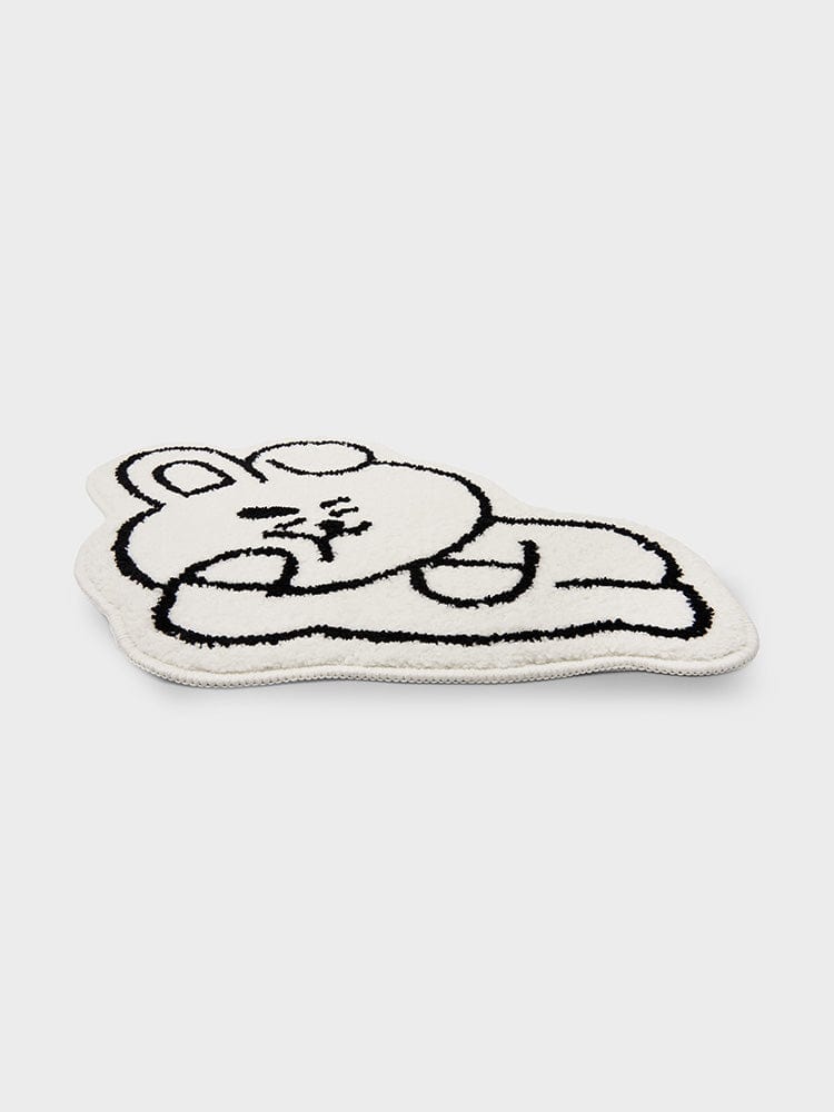 BT21 COOKY NON-SLIP SMALL RUG COZY HOME LINE FRIENDS : petit tapis antidérapant COOKY au style kawaii pour intérieur