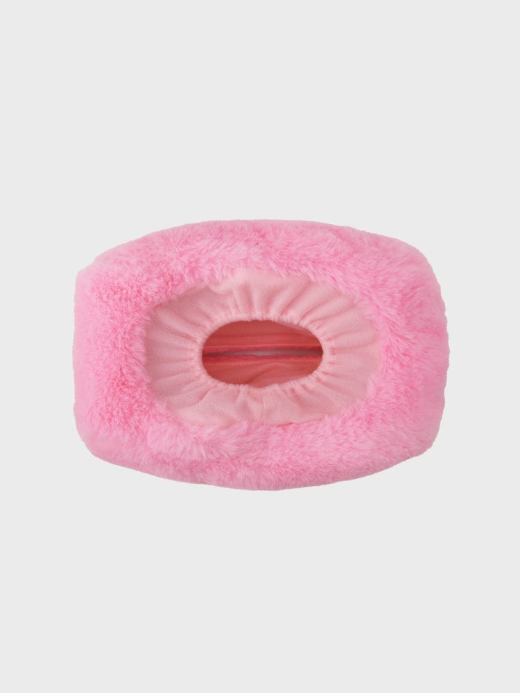 BT21 COOKY PLUSH TISSUE HOLDER COZY HOME, peluche lapin Jungkook BTS LINE FRIENDS en porte-mouchoirs rose, déco chambre.