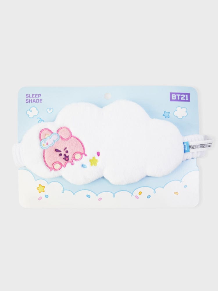 BT21 COOKY SLEEP SHADE ON THE CLOUD EDITION : bandeau d’oreiller COOKY de LINE FRIENDS, nuages kawaii au design bleu.
