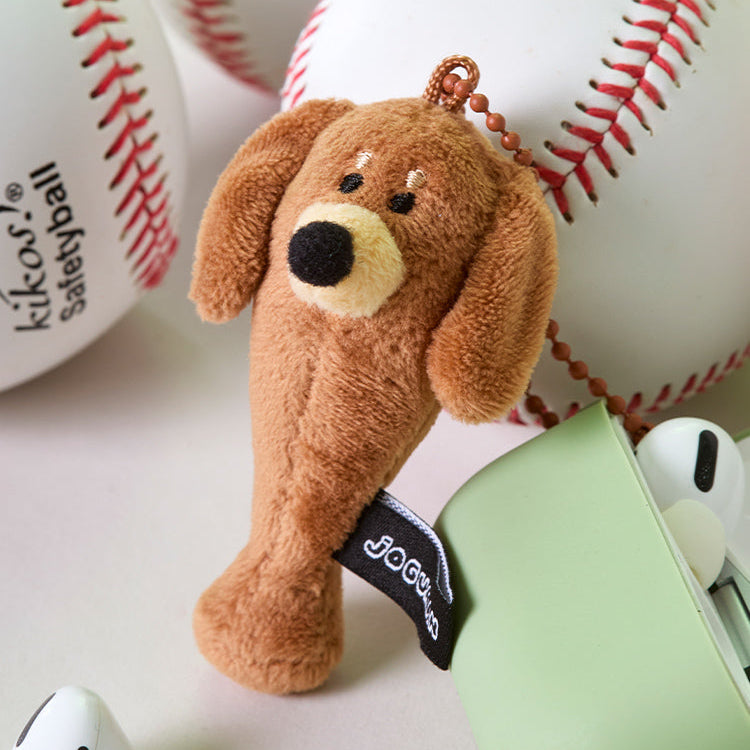 BT21 Jo Gu-man Woody Baseball Bat Doll Keychain