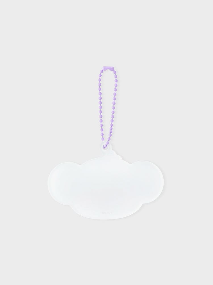 BT21 KOYA NEWBORN BABY LENTICULAR 3D KEYRING porte-clés Koala Koya, version bébé, fond clair, style lenticulaire 3D.