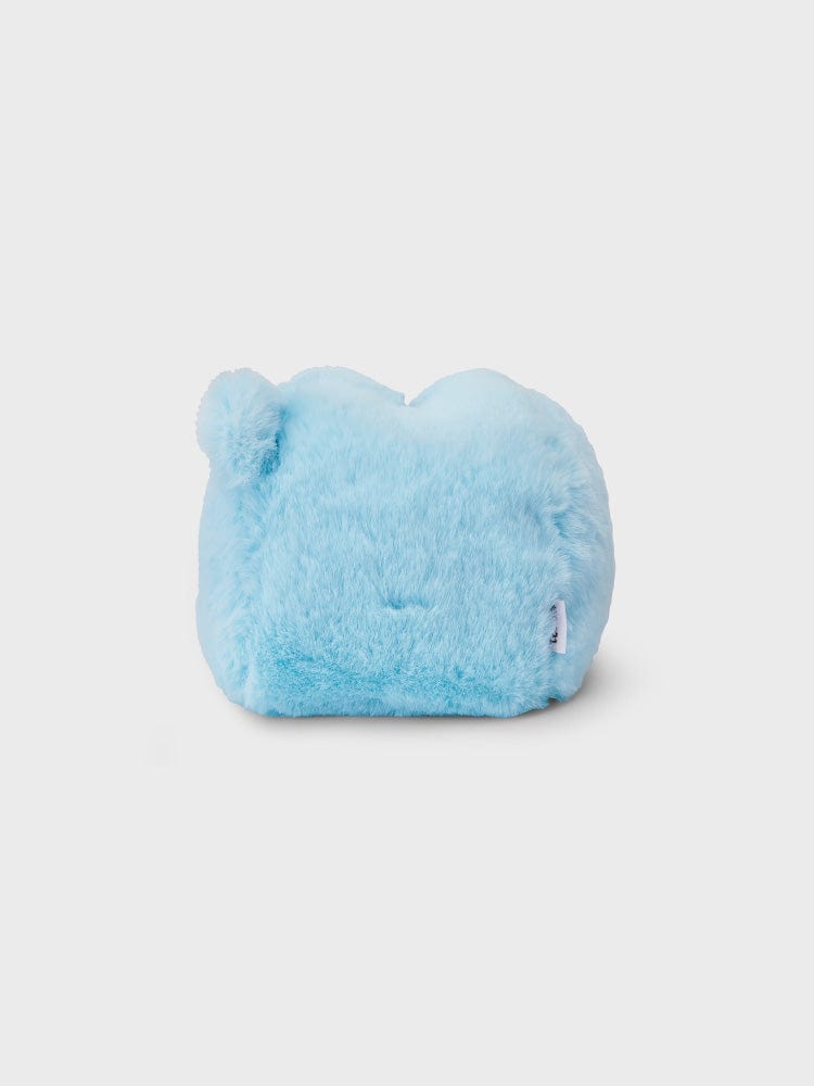 BT21 KOYA PLUSH TISSUE HOLDER COZY HOME peluche koala bleu KOYA LINE FRIENDS sur fond clair, décor chambre