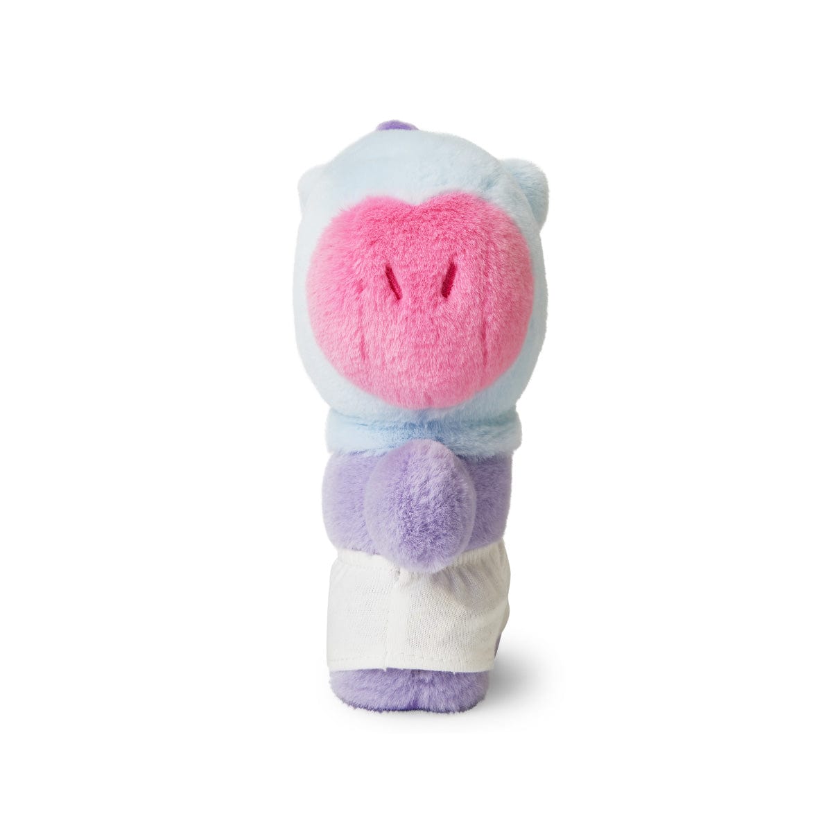 BT21 MANG BABY COSTUME PLUSH peluche officielle LINE FRIENDS, poney danseur masqué j-hope, sur fond blanc, ultra mignonne