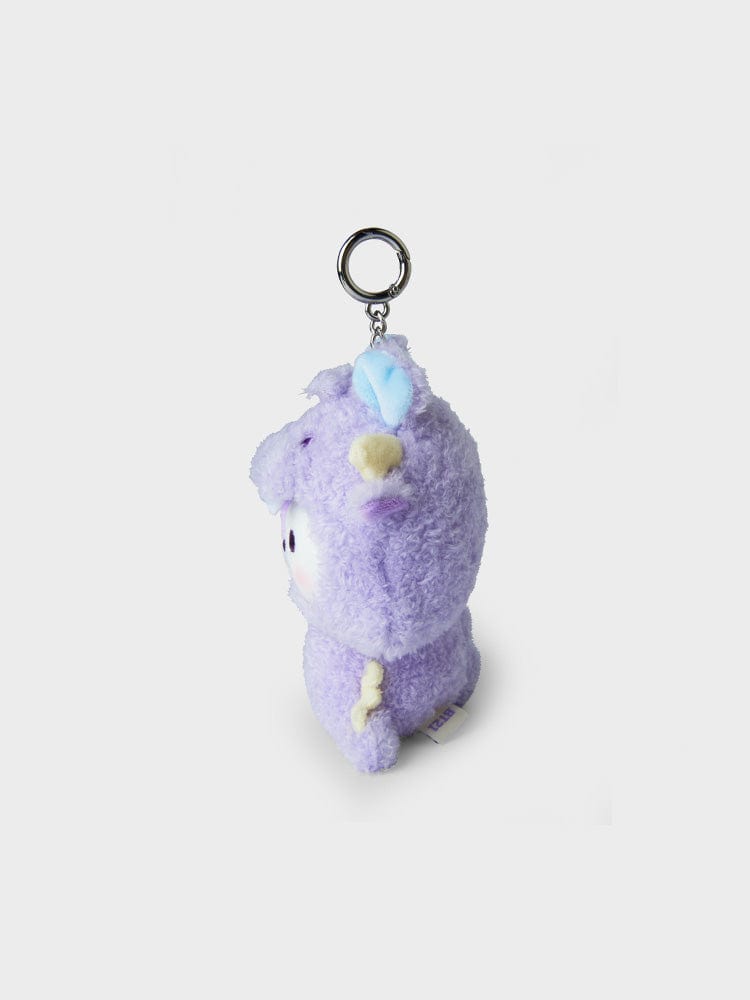 BT21 MANG BABY DOLL KEYRING DRAGON EDITION, porte-clés LINE FRIENDS, figurine lilas sur fond clair, accessoire K-pop
