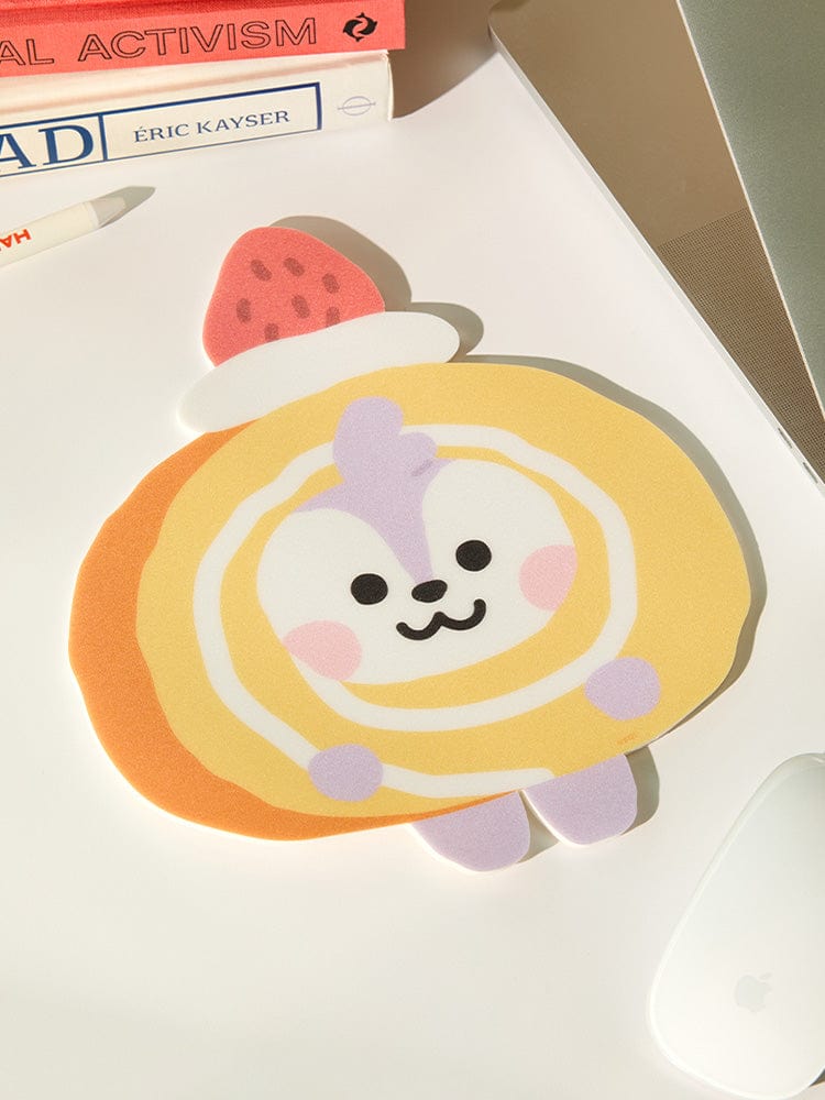 BT21 MANG BABY MOUSE PAD BAKERY SHOP, LINE FRIENDS : tapis de souris bébé MANG dans une ambiance bakery colorée