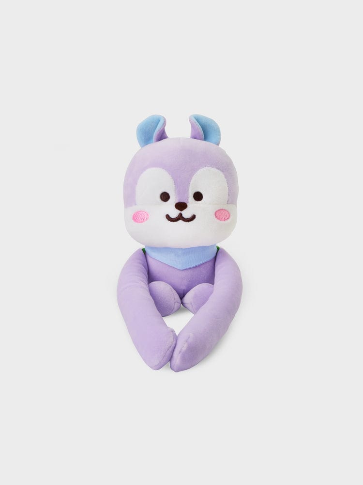 BT21 MANG BIG PLUSH MAGNET CHEWY CHEWY CHIMMY, peluche magnet officielle LINE FRIENDS, poney dansant j-hope, fond clair.