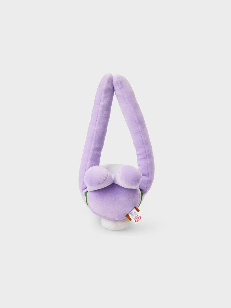 BT21 MANG BIG PLUSH MAGNET CHEWY CHEWY CHIMMY : peluche aimantée violette Chymmy, LINE FRIENDS, sur fond clair.