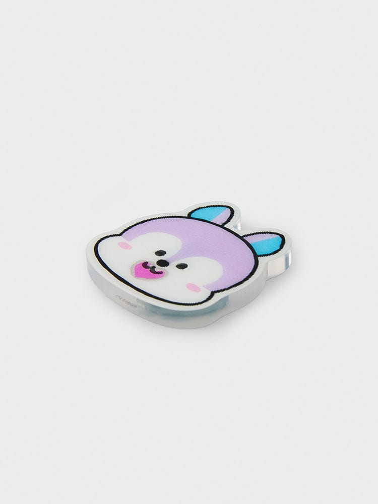 BT21 MANG LENTICULAR 3D MAGNET 2024 SEASON'S GREETINGS LINE FRIENDS : magnet poney danseur masqué en visuel lenticulaire 3D